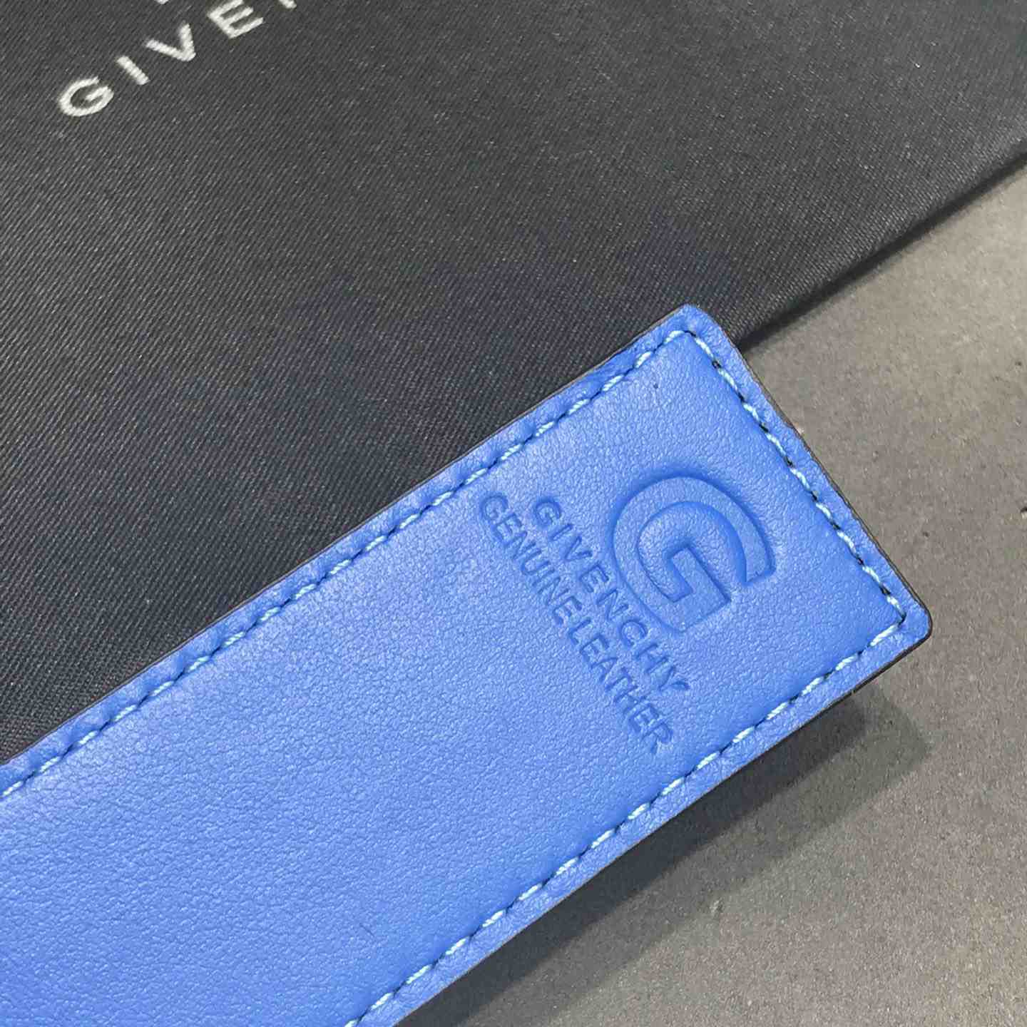 Givenchy 4G Reversible Belt In Leather And 4G Coated Canvas - 