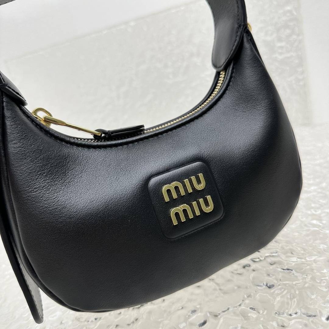 Miu Miu Leather Hobo Bag - PerfectKickZ