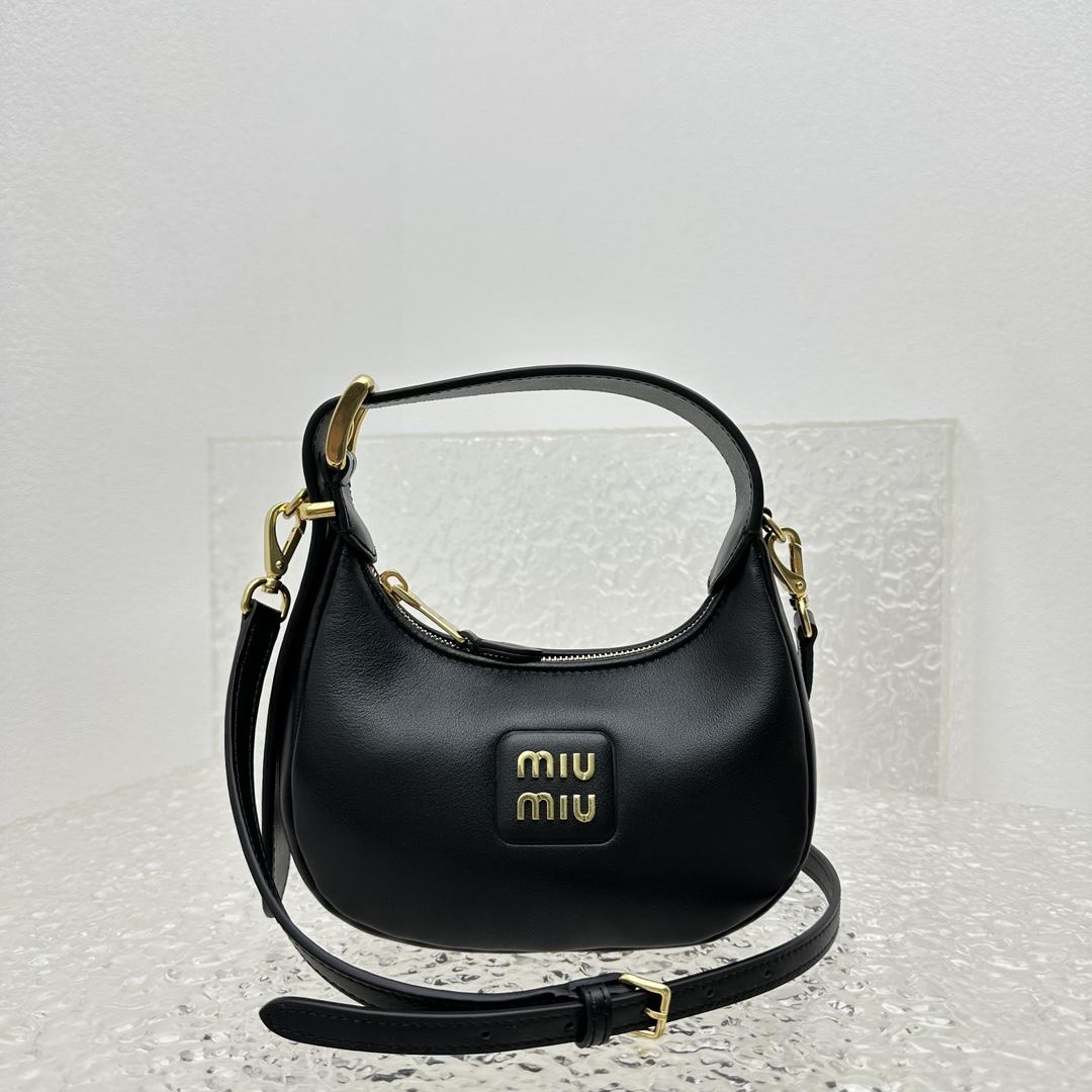 Miu Miu Leather Hobo Bag - PerfectKickZ