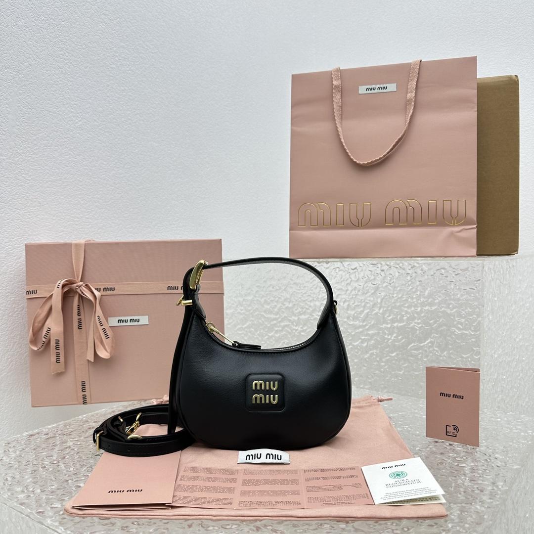 Miu Miu Leather Hobo Bag - PerfectKickZ