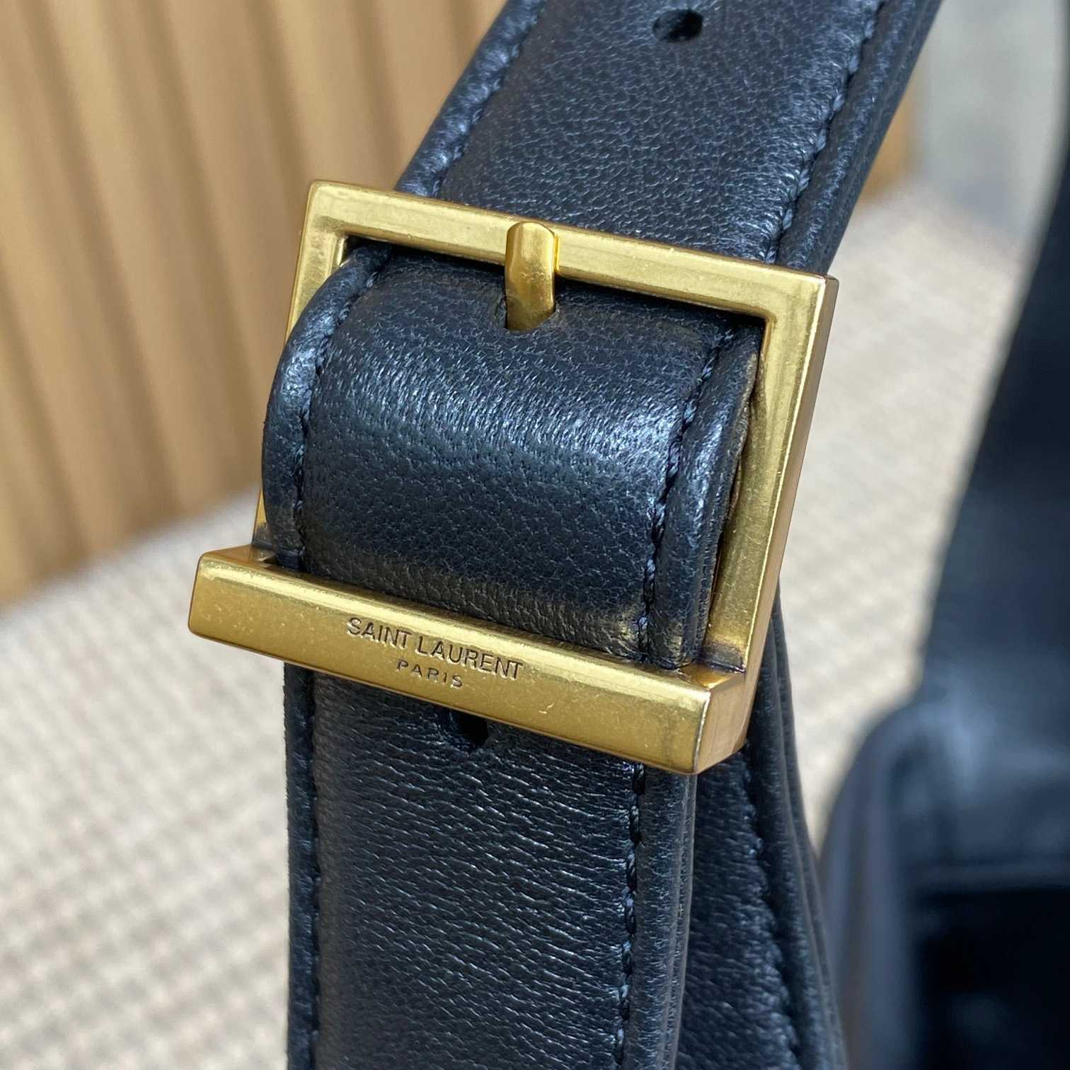 Saint Laurent Le 5 À 7 Supple Small In Padded Lambskin - PerfectKickZ