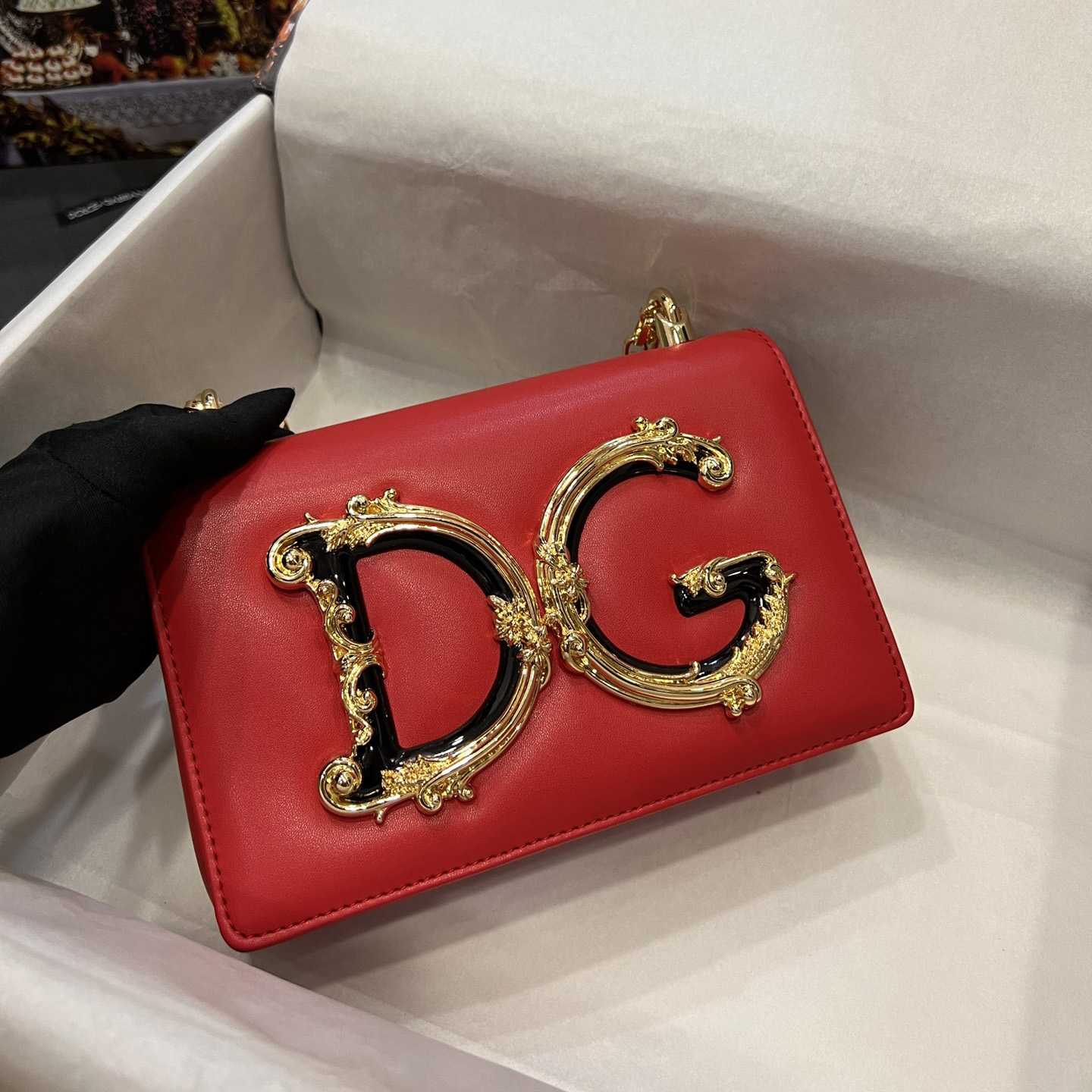 Dolce & Gabbana Nappa Mordore Leather DG Girls Bag - PerfectKickZ