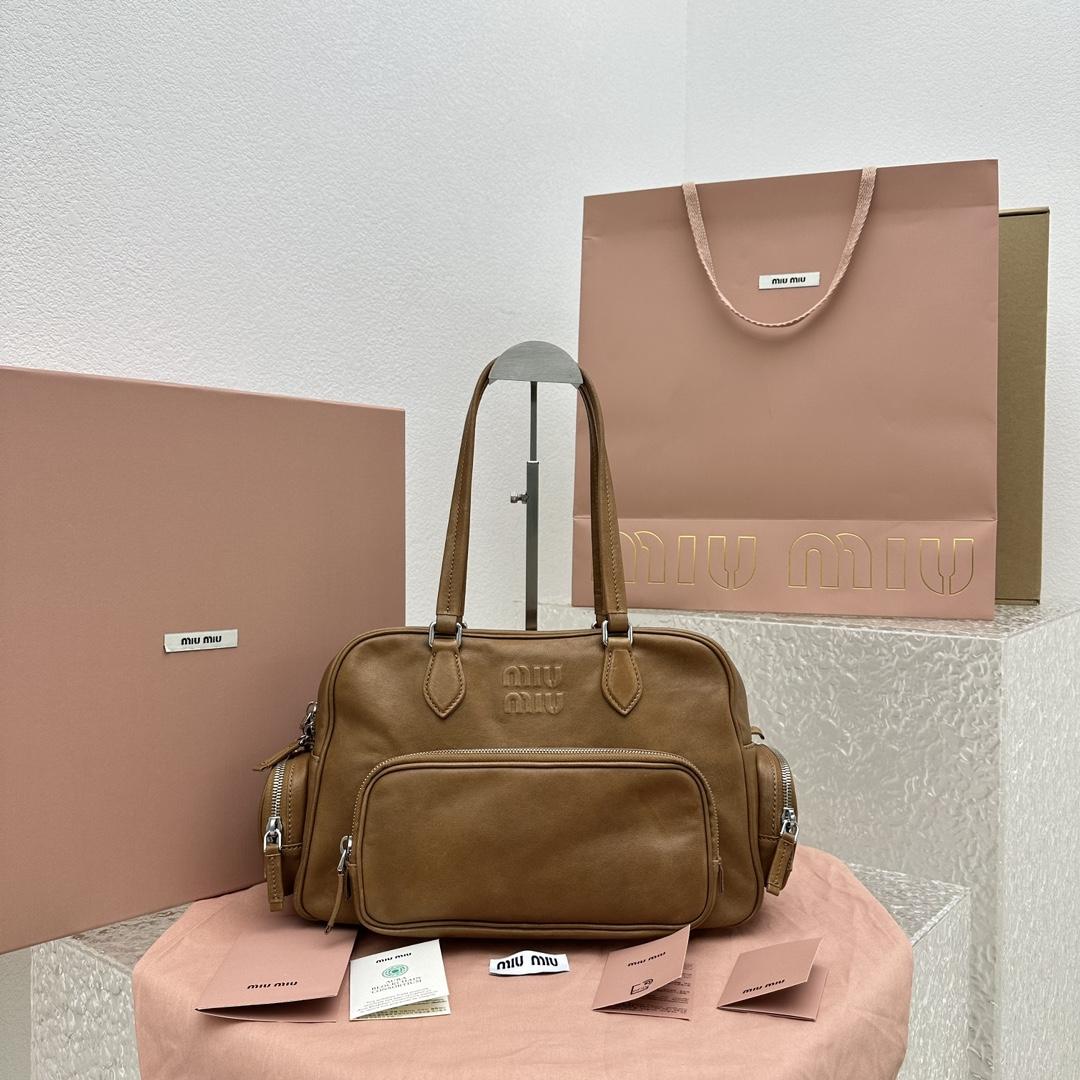 Miu Miu Nappa Leather Top-handle Bag - PerfectKickZ