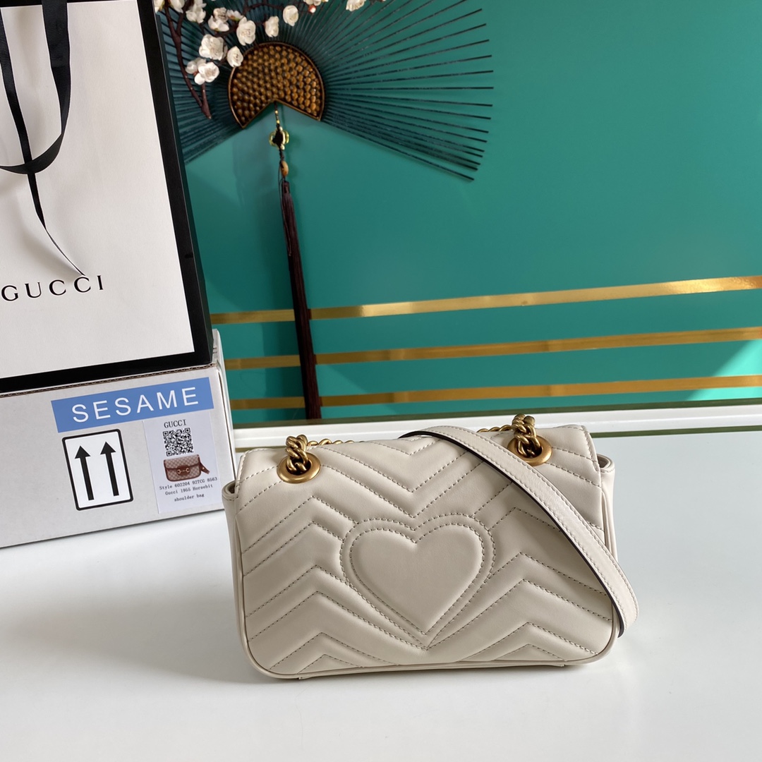 Gucci GG Marmont Matelassé Mini Bag - PerfectKickZ