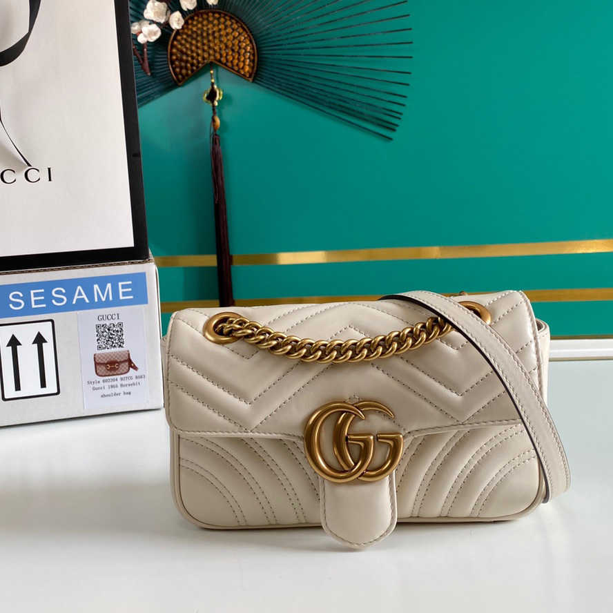Gucci GG Marmont Matelassé Mini Bag - PerfectKickZ