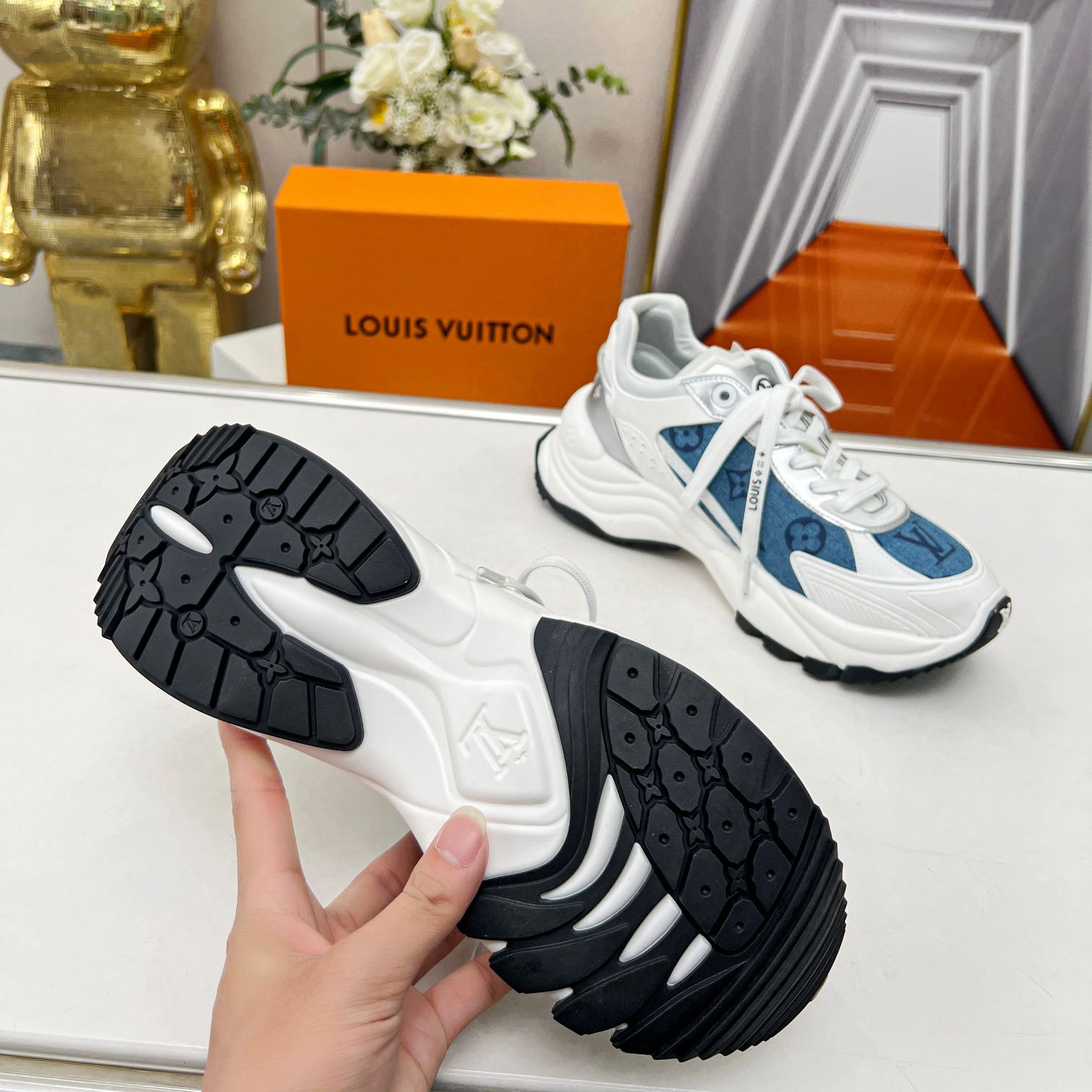Louis Vuitton Run 55 Sneaker               1ABHQK - PerfectKickZ