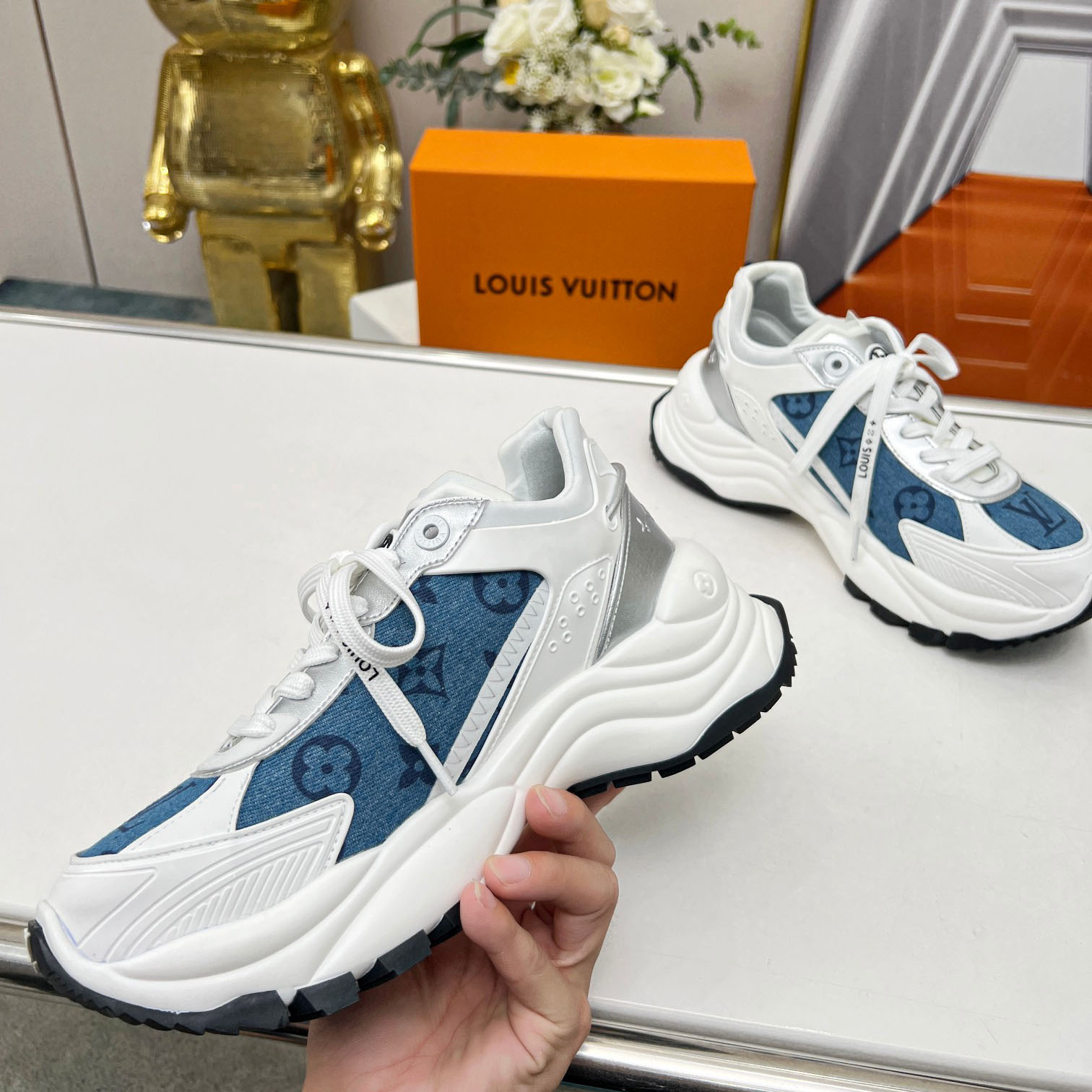 Louis Vuitton Run 55 Sneaker               1ABHQK - PerfectKickZ