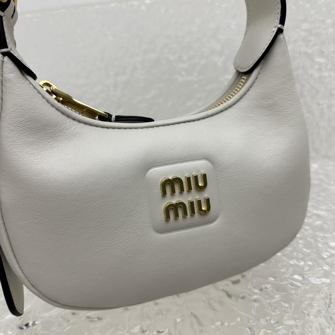 Miu Miu Leather Hobo Bag - PerfectKickZ