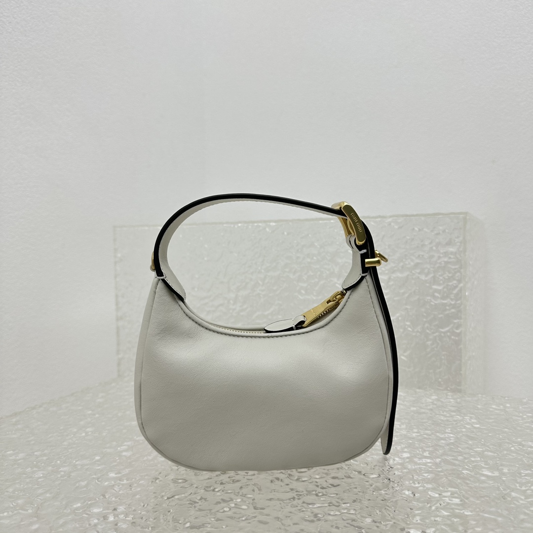 Miu Miu Leather Hobo Bag - PerfectKickZ