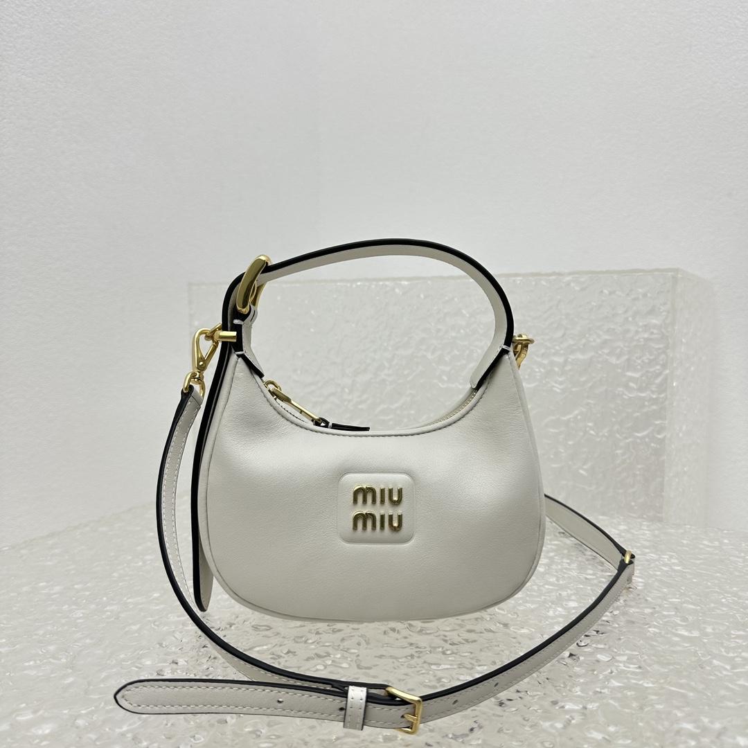 Miu Miu Leather Hobo Bag - PerfectKickZ