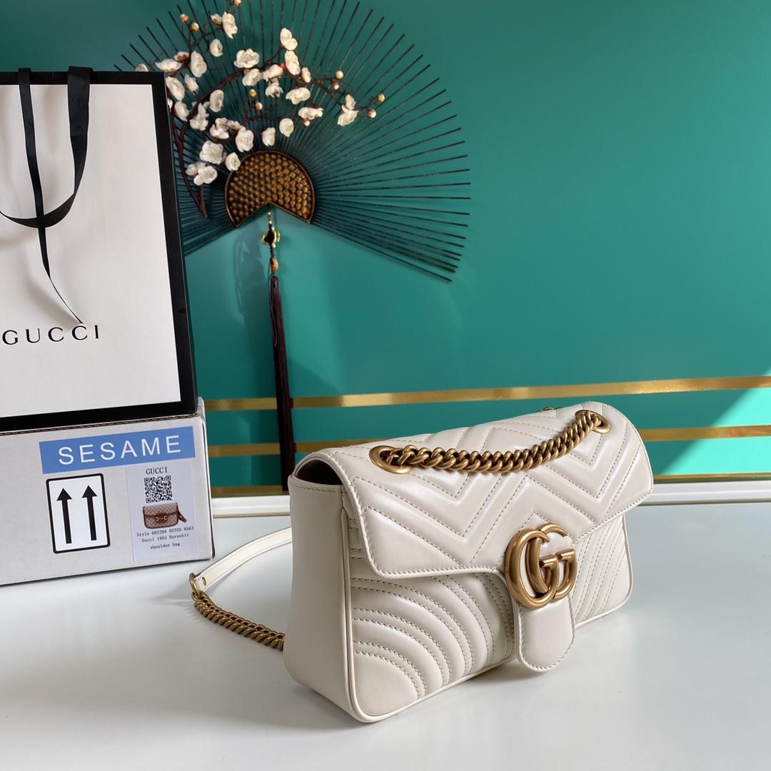Gucci GG Marmont Small Shoulder Bag - PerfectKickZ
