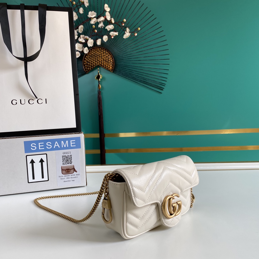 Gucci GG Marmont Super Mini Bag - PerfectKickZ