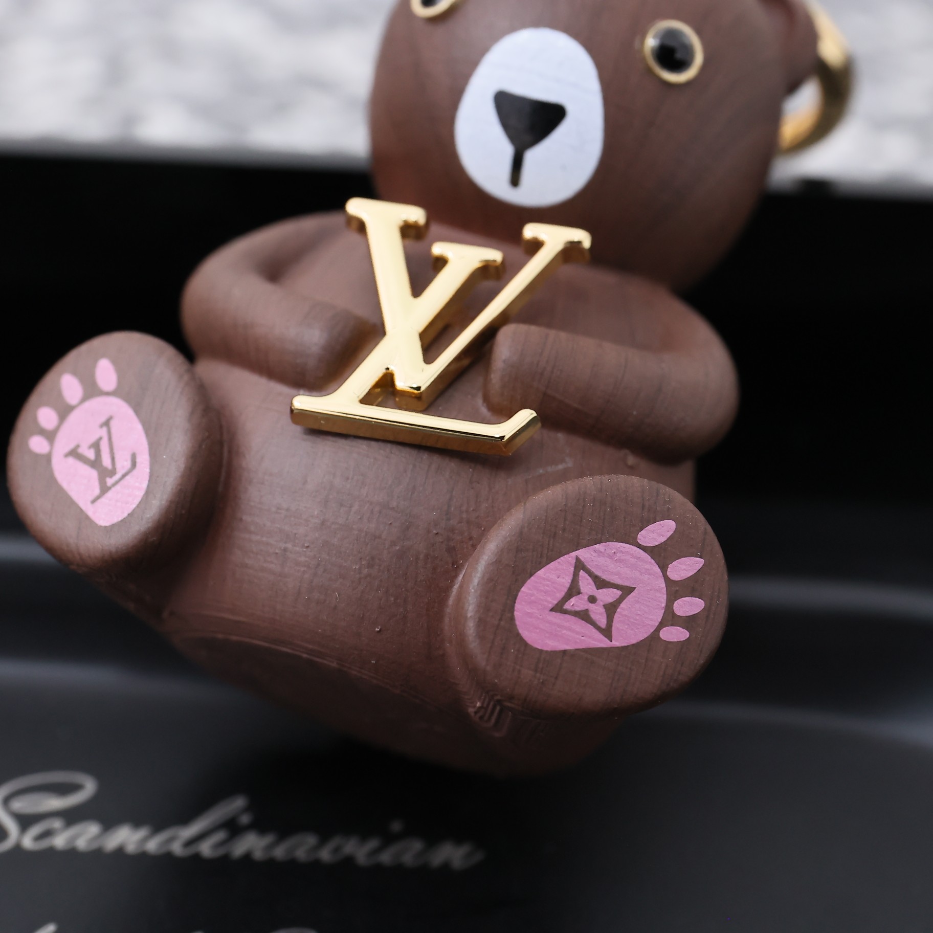 Louis Vuitton LV Teddy Bear Keyring And Bag Charm   M01360 - PerfectKickZ