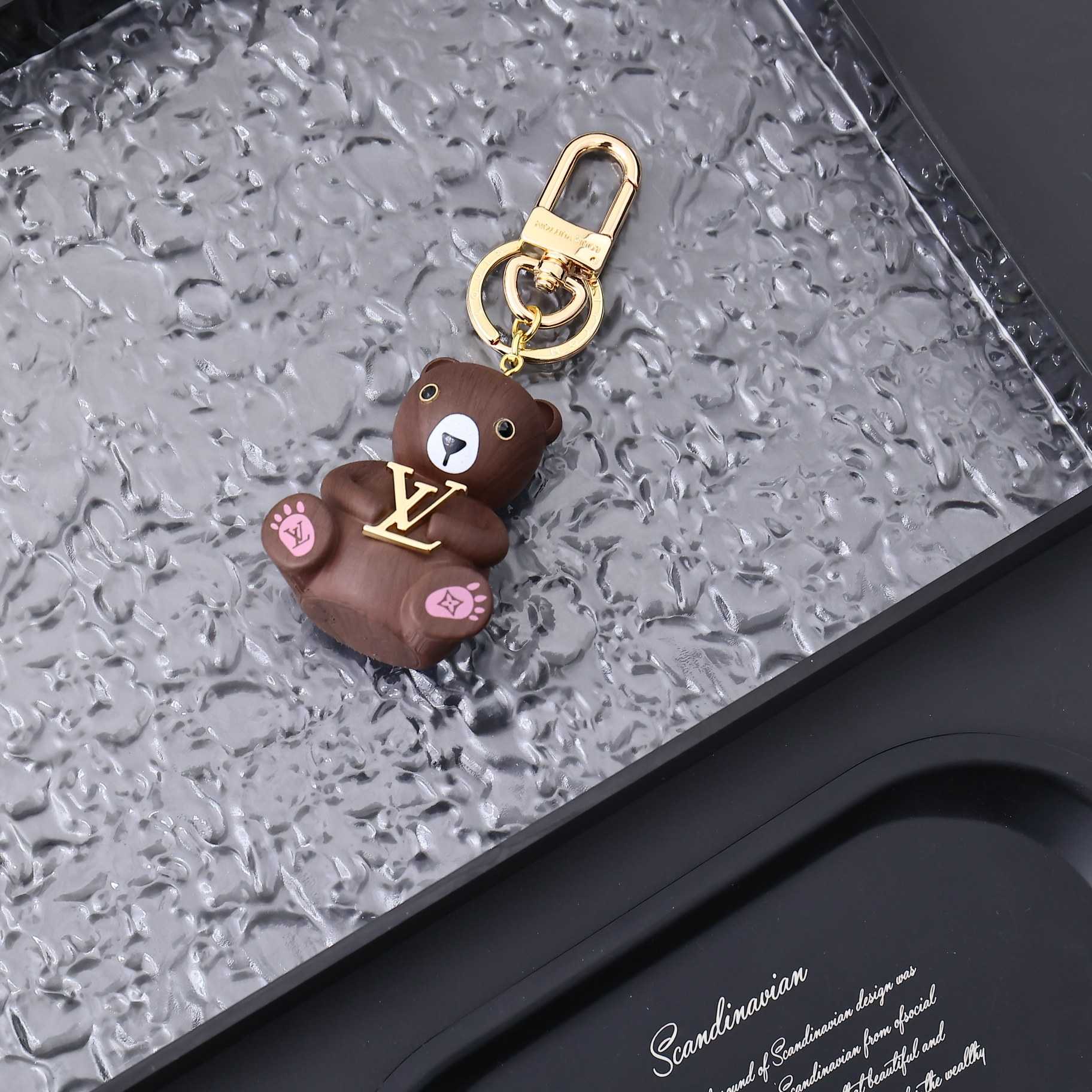 Louis Vuitton LV Teddy Bear Keyring And Bag Charm   M01360 - PerfectKickZ