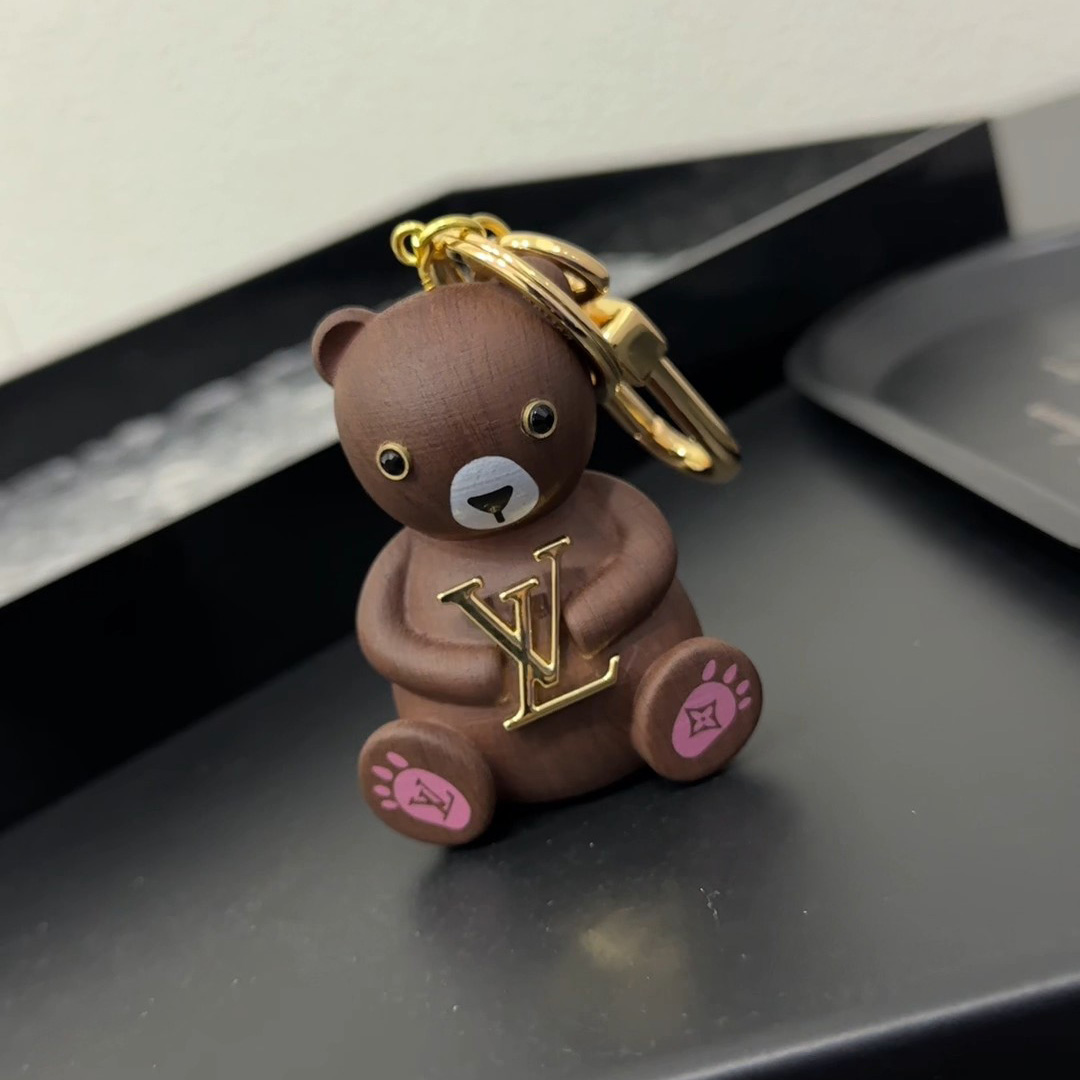 Louis Vuitton LV Teddy Bear Keyring And Bag Charm   M01360 - PerfectKickZ