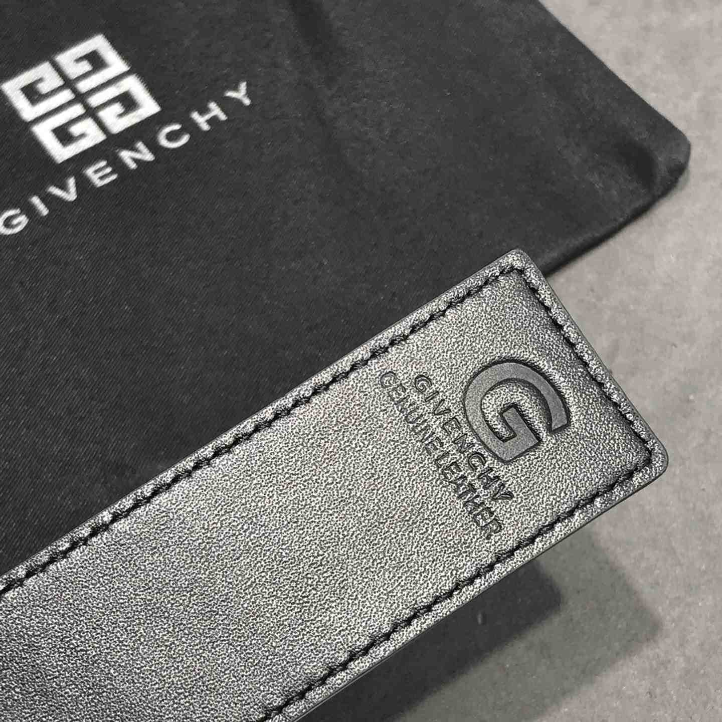 Givenchy 4G Reversible Belt In Leather And 4G Coated Canvas - PerfectKickZ