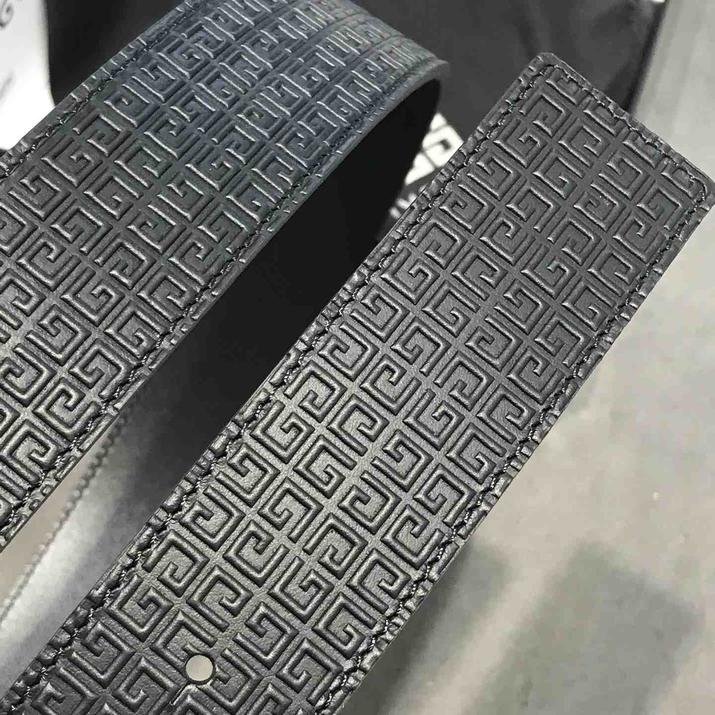Givenchy 4G Reversible Belt In Leather And 4G Coated Canvas - PerfectKickZ