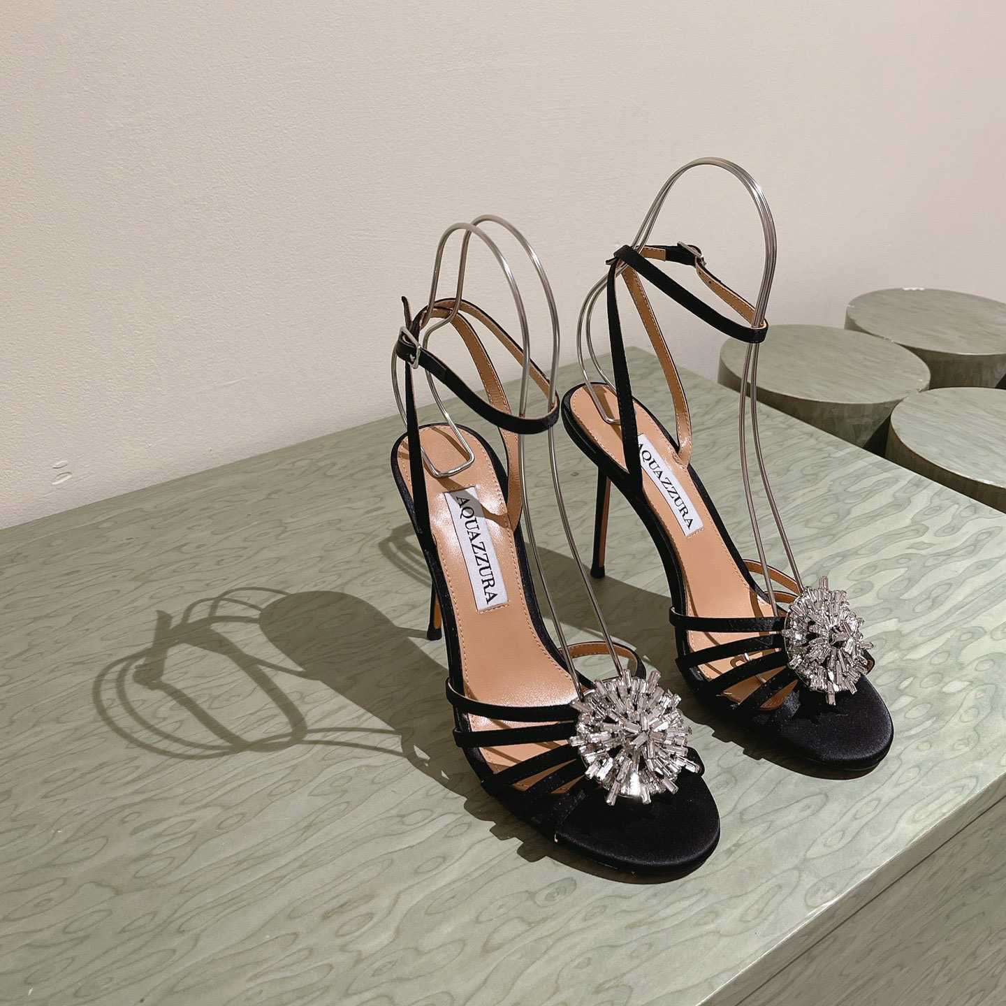 Aquazzura Stardust 105mm Sandals - PerfectKickZ
