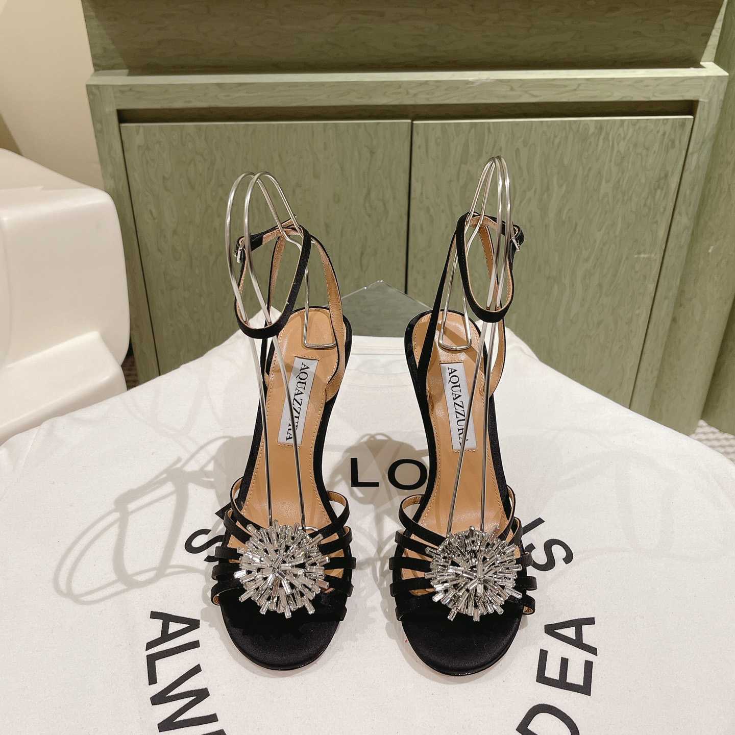 Aquazzura Stardust 105mm Sandals - PerfectKickZ