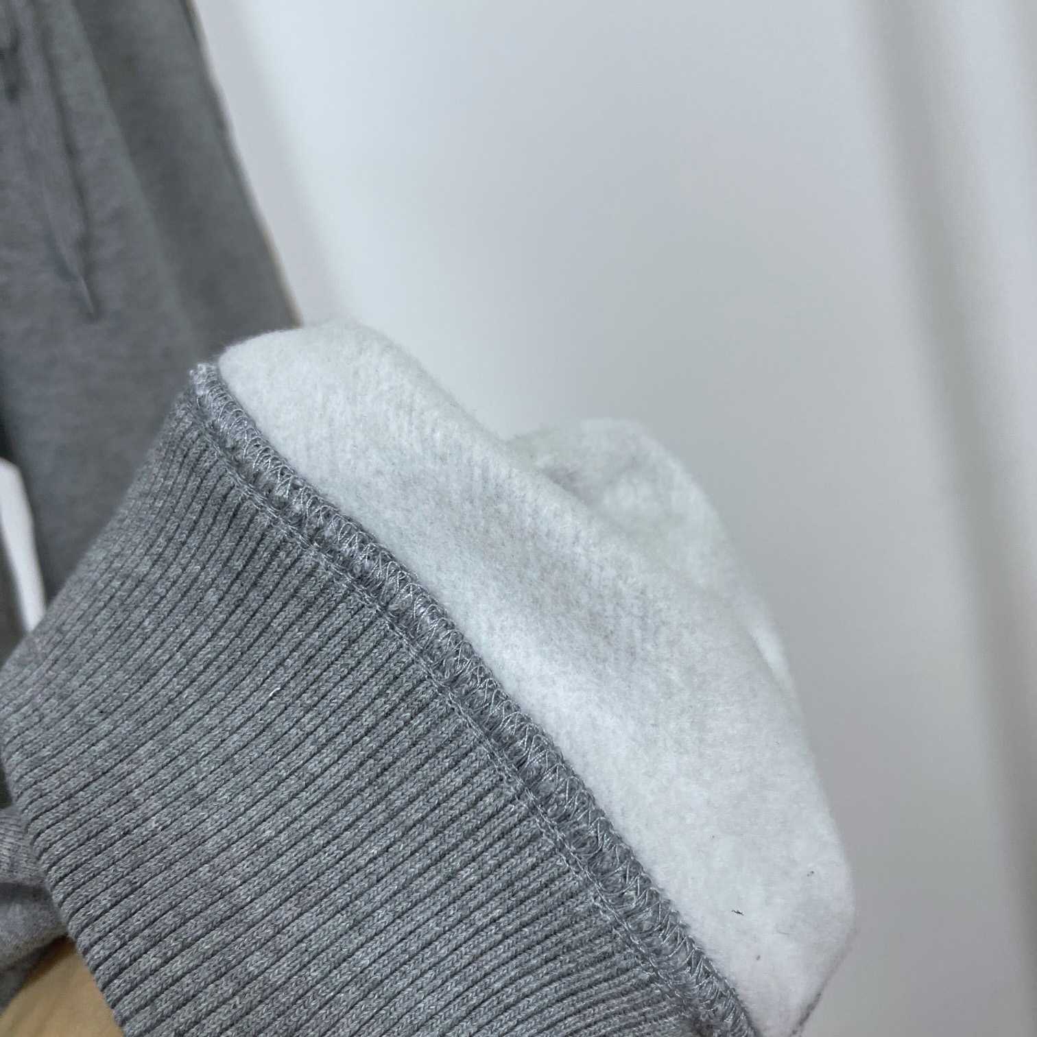 Burberry Check Panel Jogging Trousers In Grey - PerfectKickZ
