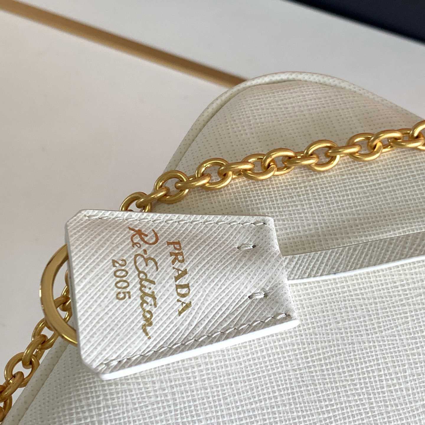 Prada Re-Edition 2005 Saffiano Leather Bag (22-18-6.5cm) - PerfectKickZ