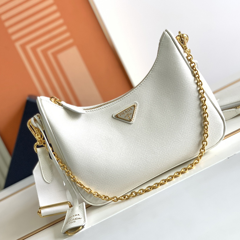 Prada Re-Edition 2005 Saffiano Leather Bag (22-18-6.5cm) - PerfectKickZ