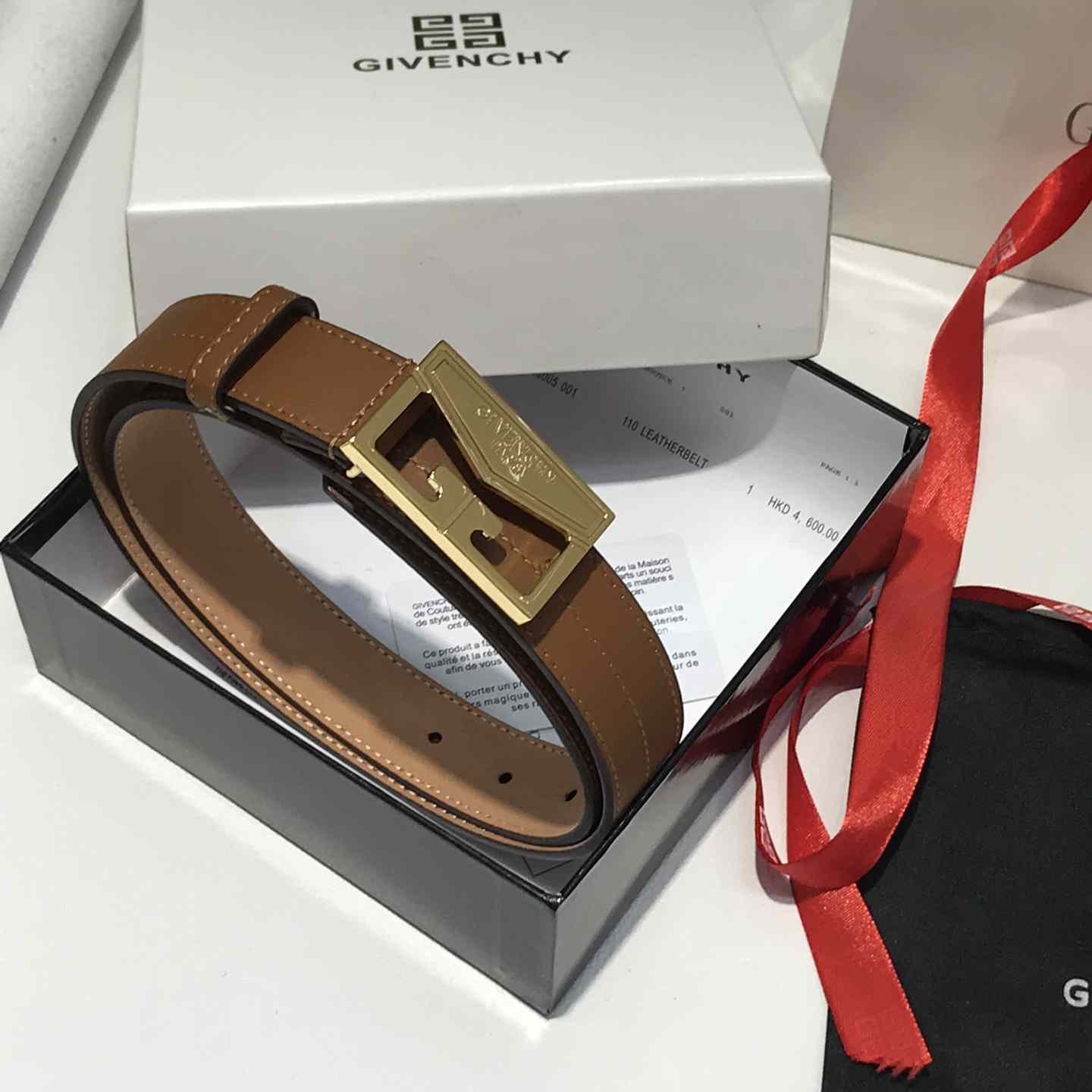 Givenchy  Leather Belt      30mm - PerfectKickZ