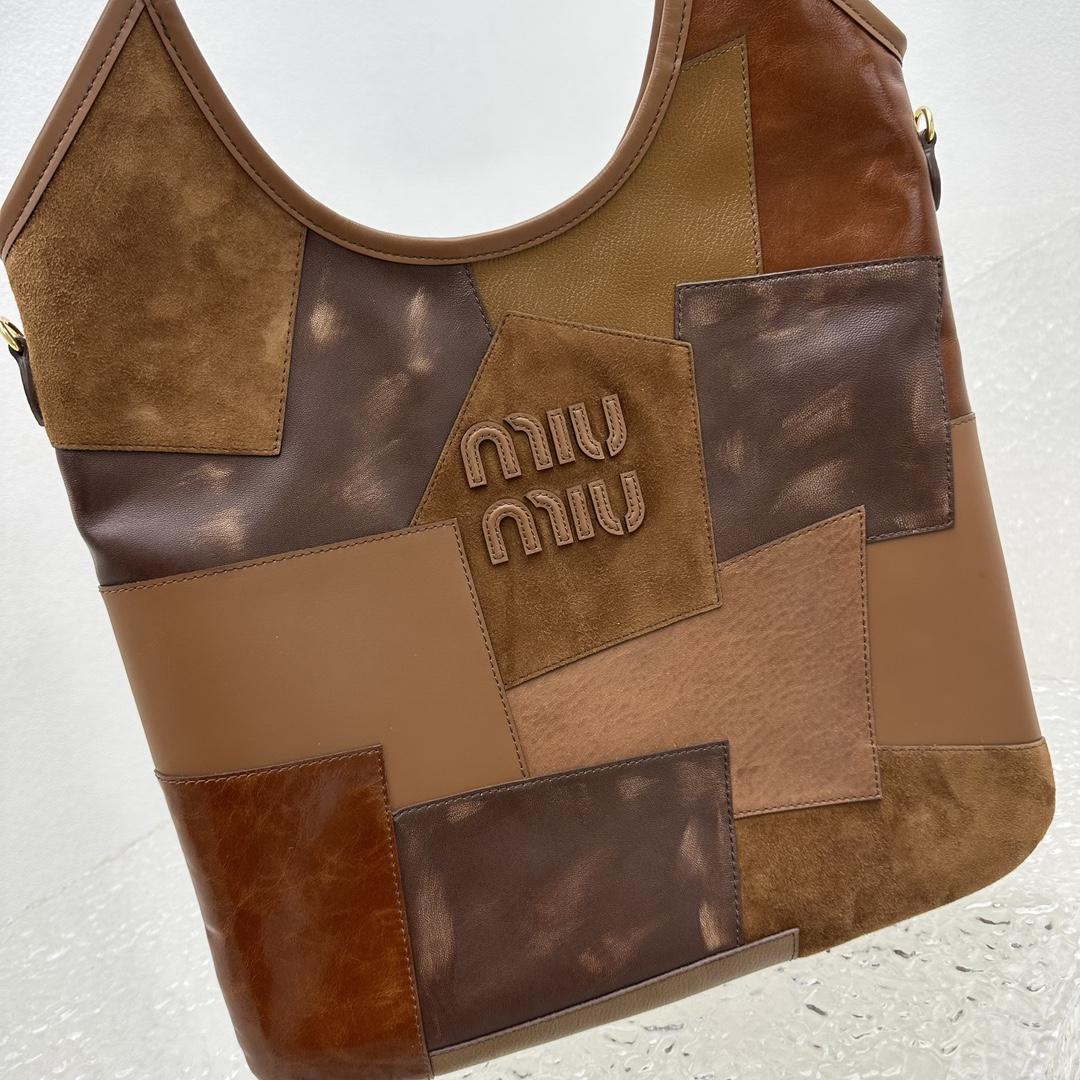 Miu Miu IVY Leather Patchwork Bag - PerfectKickZ