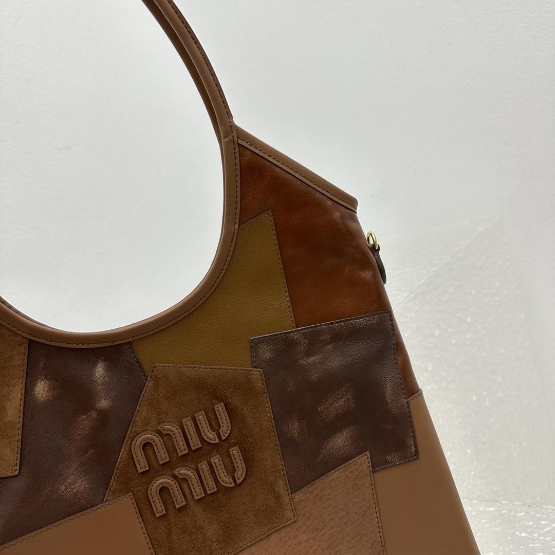 Miu Miu IVY Leather Patchwork Bag - PerfectKickZ