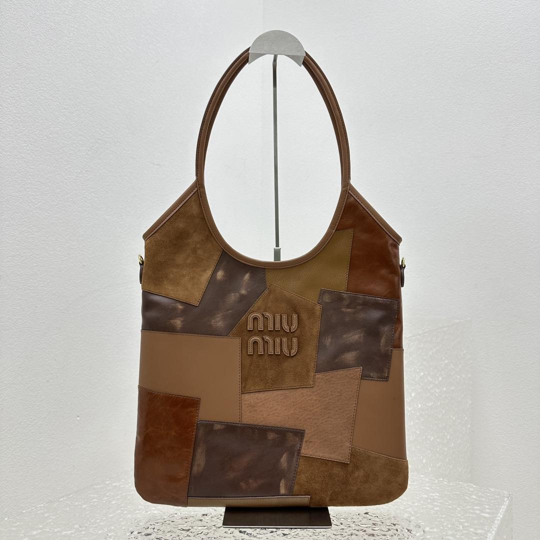 Miu Miu IVY Leather Patchwork Bag - PerfectKickZ