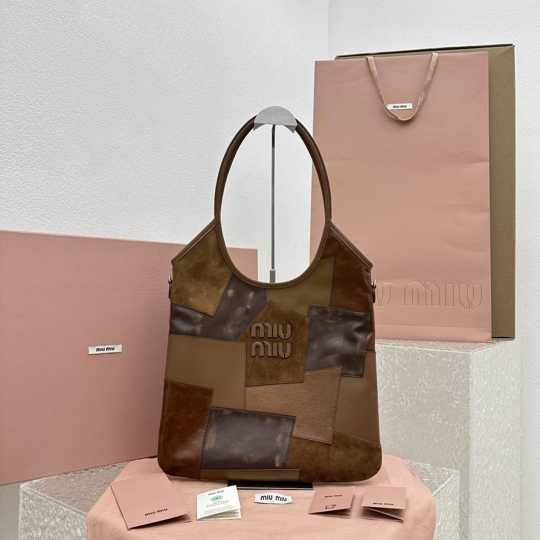 Miu Miu IVY Leather Patchwork Bag - PerfectKickZ