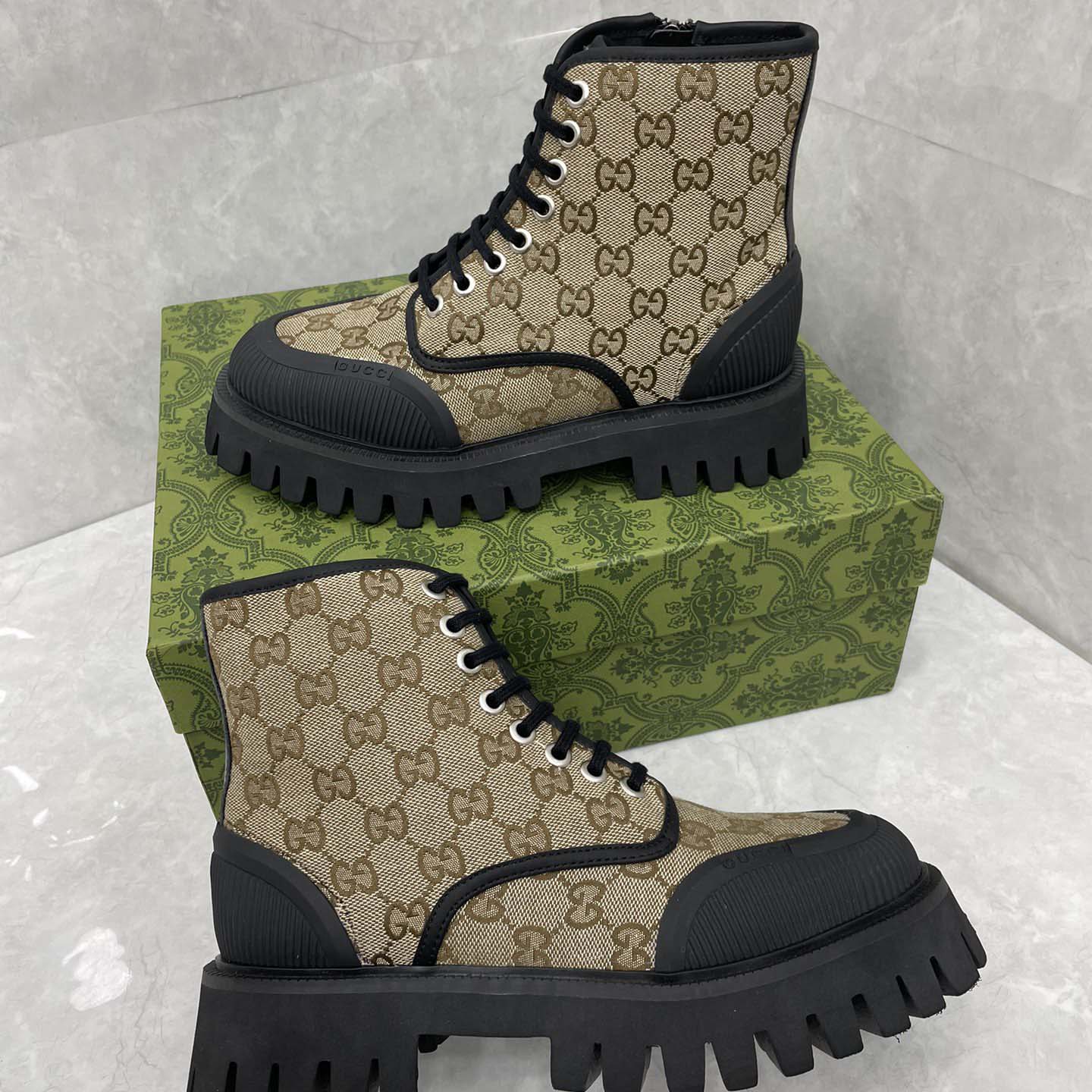 Gucci GG Canvas Boots  - PerfectKickZ