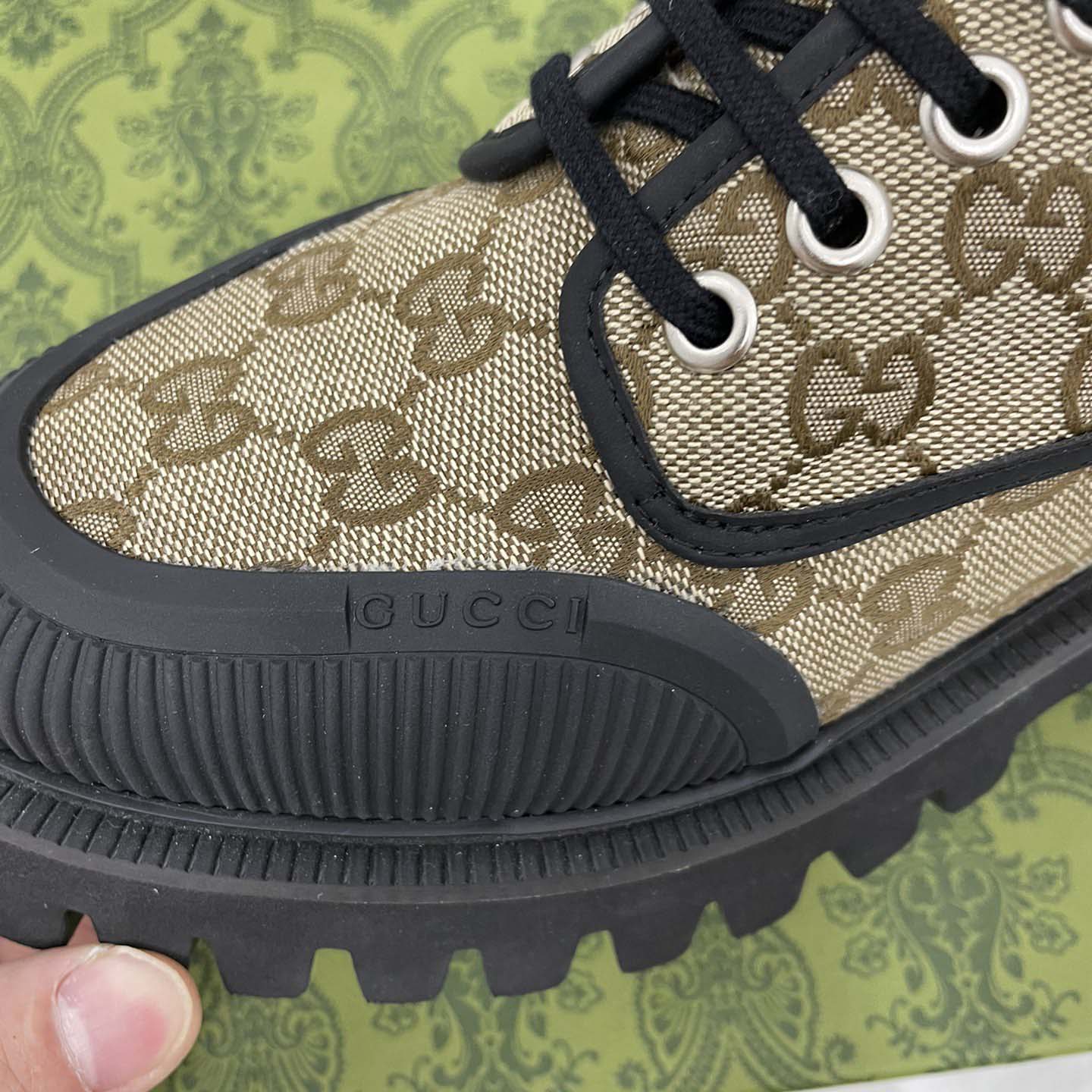 Gucci GG Canvas Boots  - 