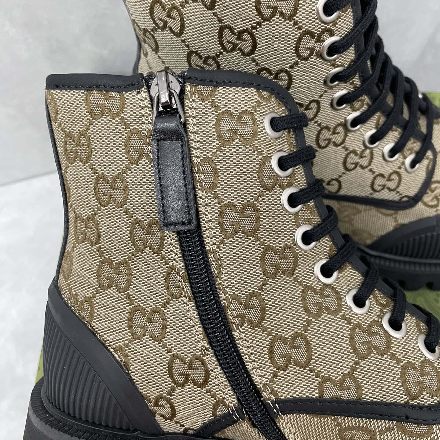 Gucci GG Canvas Boots  - 