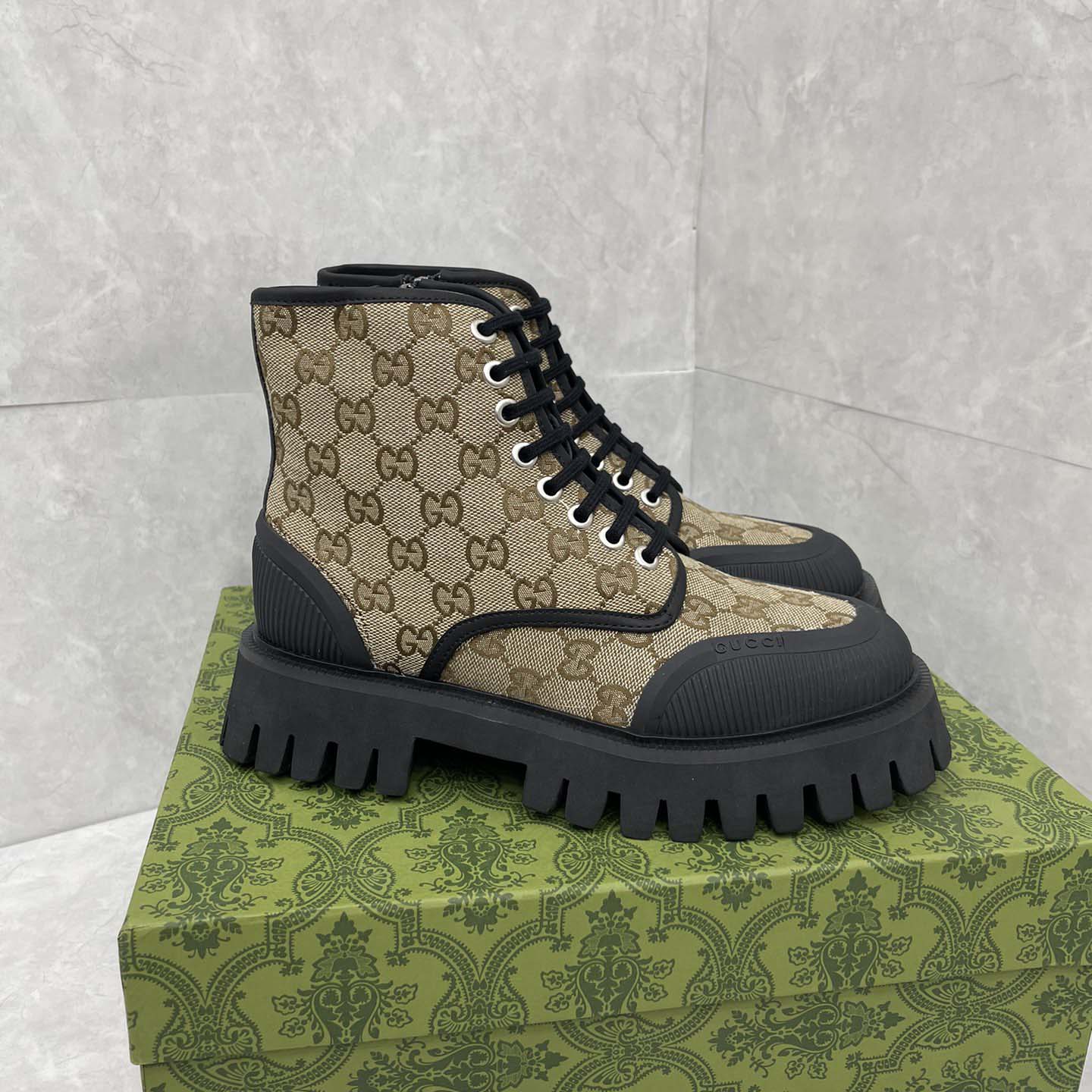 Gucci GG Canvas Boots  - PerfectKickZ