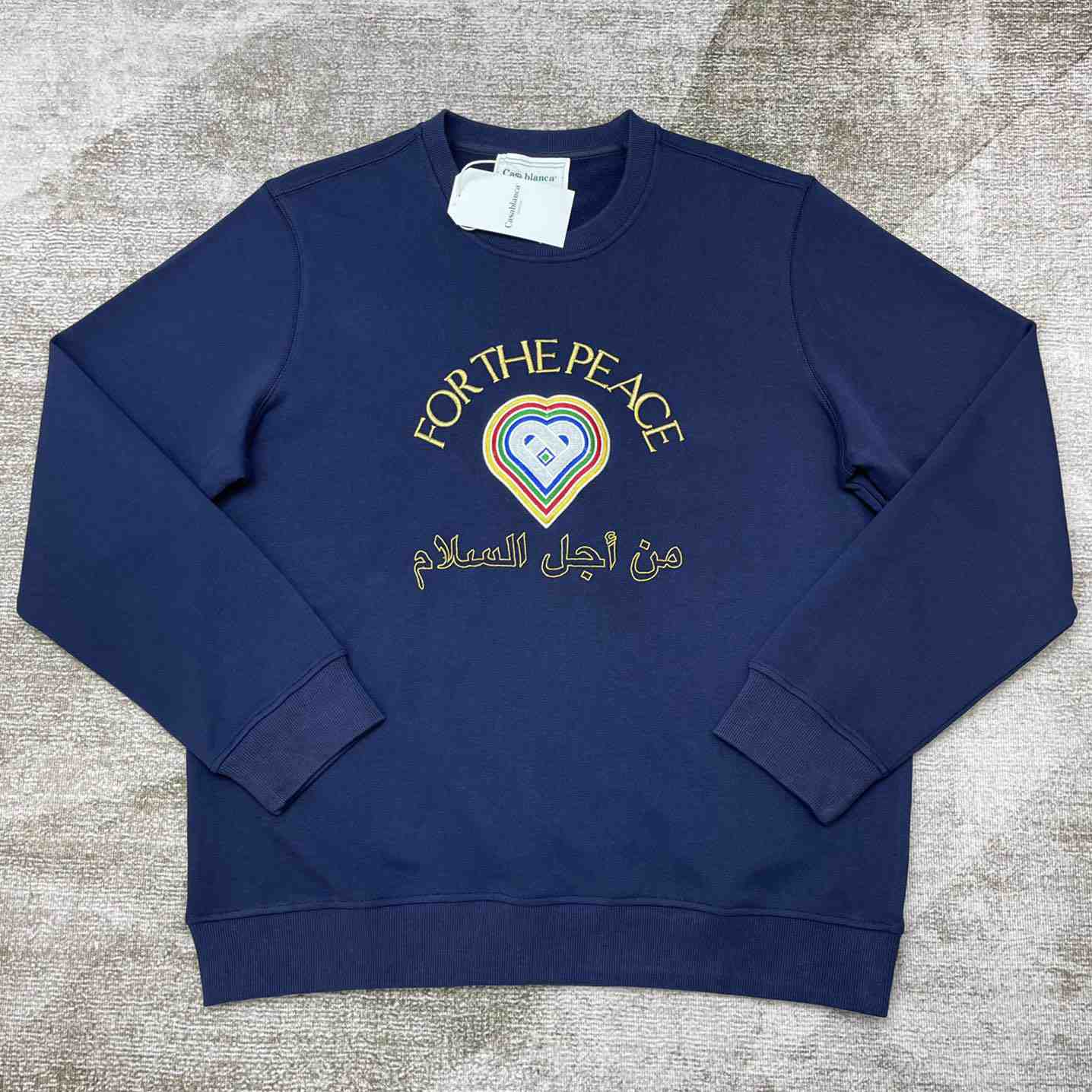 Casablanca For The Peace Embroidered Sweatshirt - PerfectKickZ