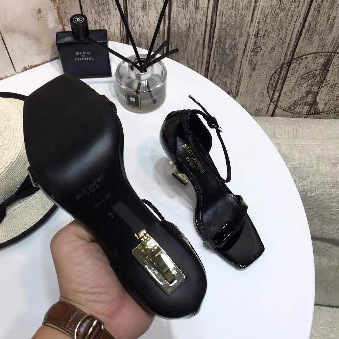 Saint Laurent YSL Heel Sandals - PerfectKickZ