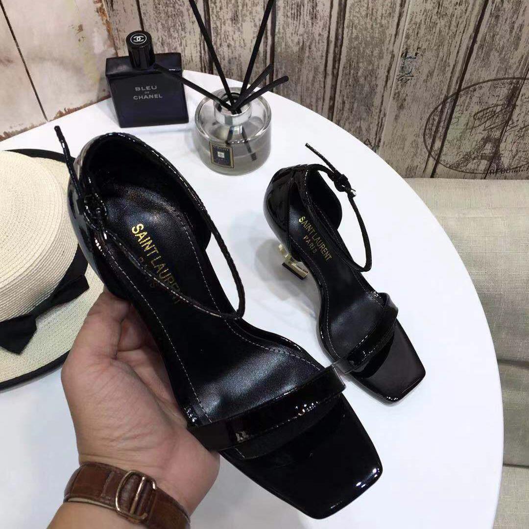 Saint Laurent YSL Heel Sandals - PerfectKickZ