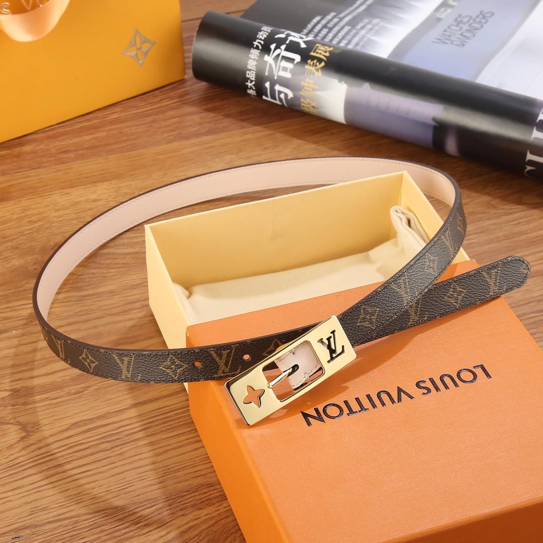 Louis Vuitton LV Duo 18MM Reversible Belt    M8370W - PerfectKickZ