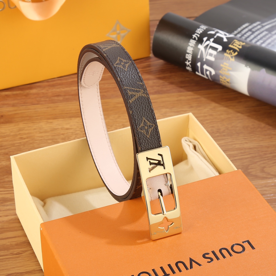 Louis Vuitton LV Duo 18MM Reversible Belt    M8370W - PerfectKickZ