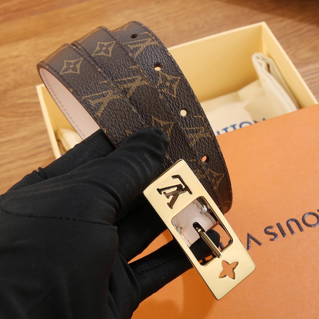 Louis Vuitton LV Duo 18MM Reversible Belt    M8370W - PerfectKickZ