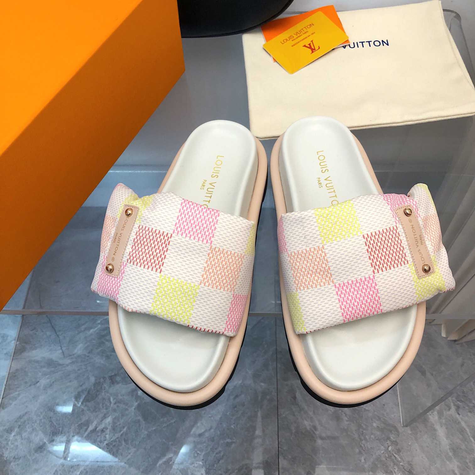 Louis Vuitton Pool Pillow Flat Comfort Mule     1ACTWW - PerfectKickZ