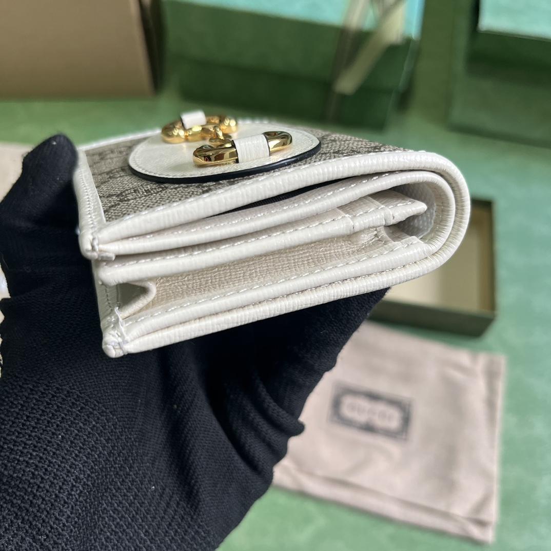 Gucci Horsebit 1955 Card Case Wallet - PerfectKickZ