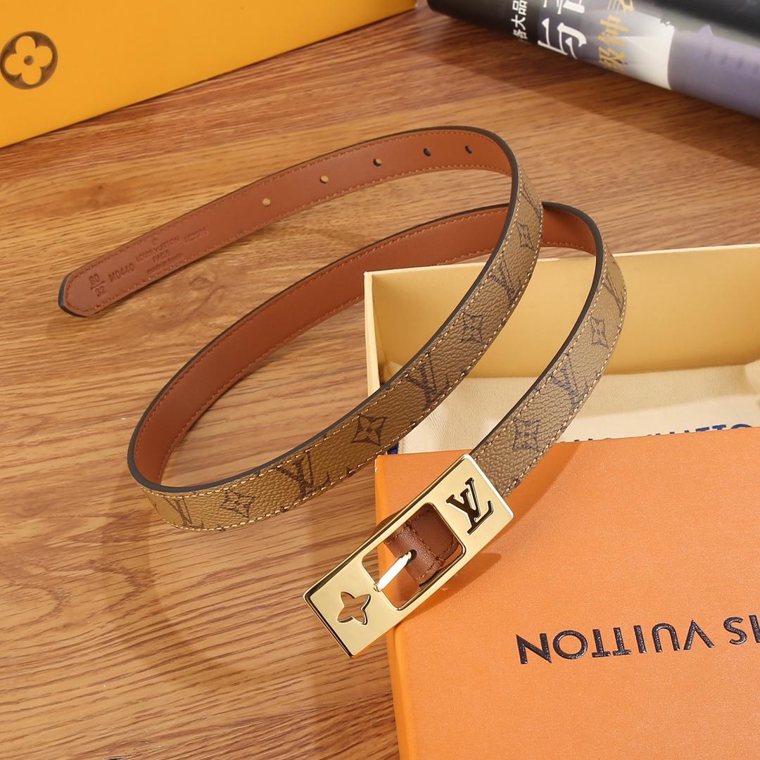 Louis Vuitton LV Duo 18MM Reversible Belt    M8369W - PerfectKickZ