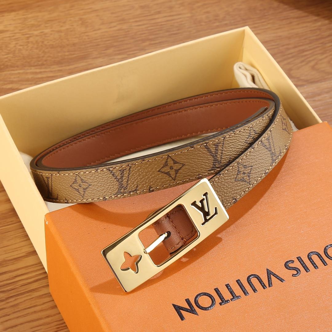 Louis Vuitton LV Duo 18MM Reversible Belt    M8369W - PerfectKickZ