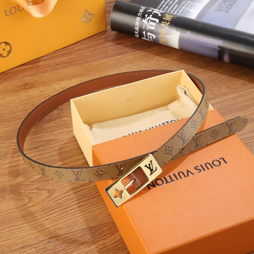 Louis Vuitton LV Duo 18MM Reversible Belt    M8369W - PerfectKickZ
