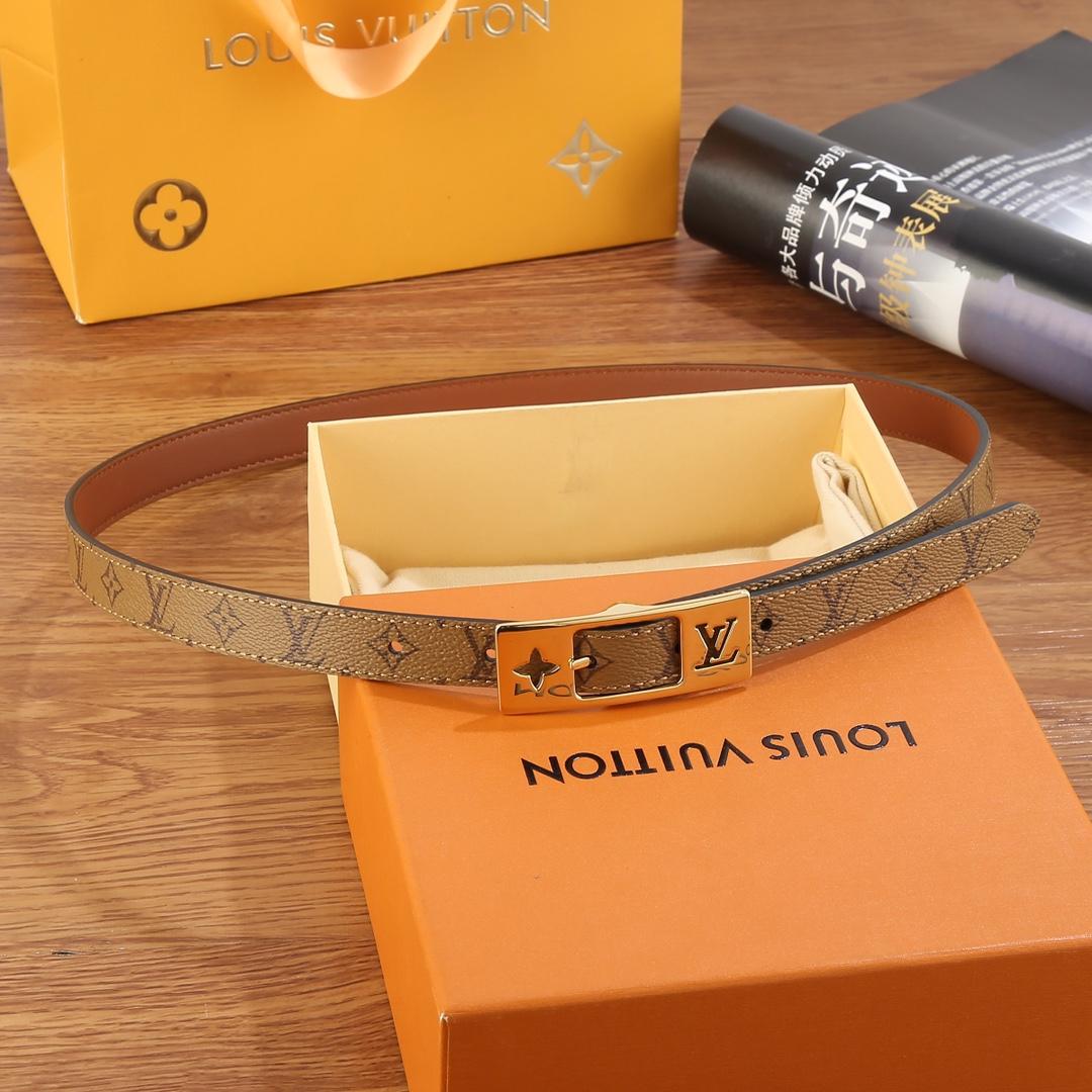 Louis Vuitton LV Duo 18MM Reversible Belt    M8369W - PerfectKickZ