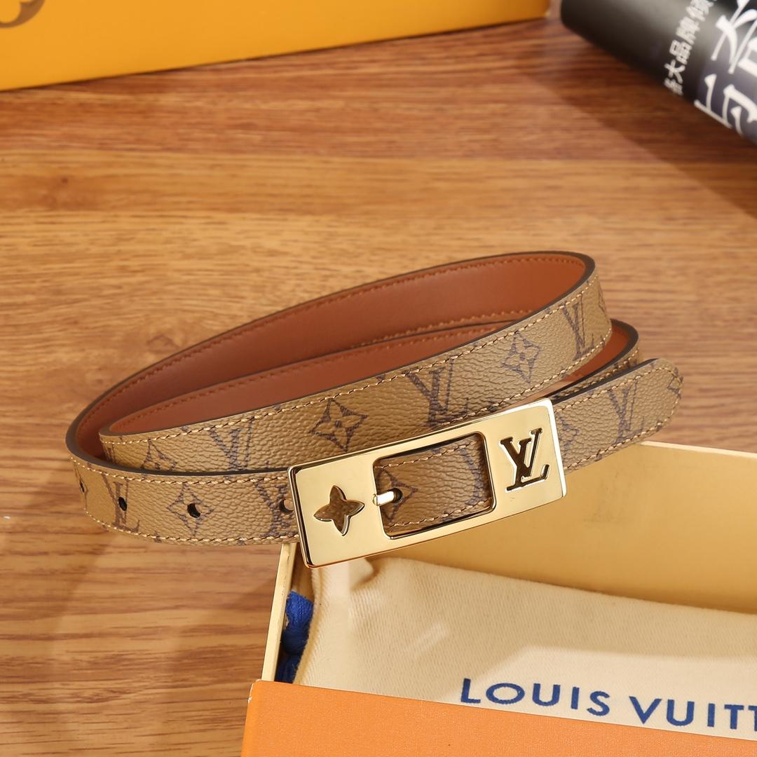 Louis Vuitton LV Duo 18MM Reversible Belt    M8369W - PerfectKickZ