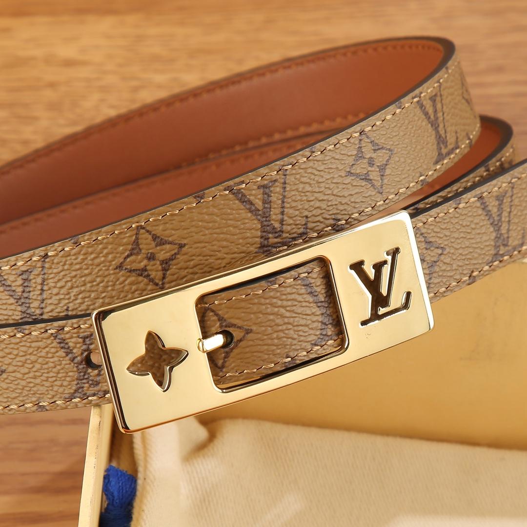 Louis Vuitton LV Duo 18MM Reversible Belt    M8369W - PerfectKickZ