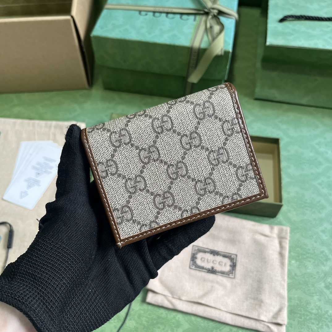 Gucci Horsebit 1955 Card Case Wallet - PerfectKickZ